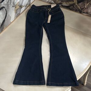 Studio Dark Blue Wide Leg Jeans